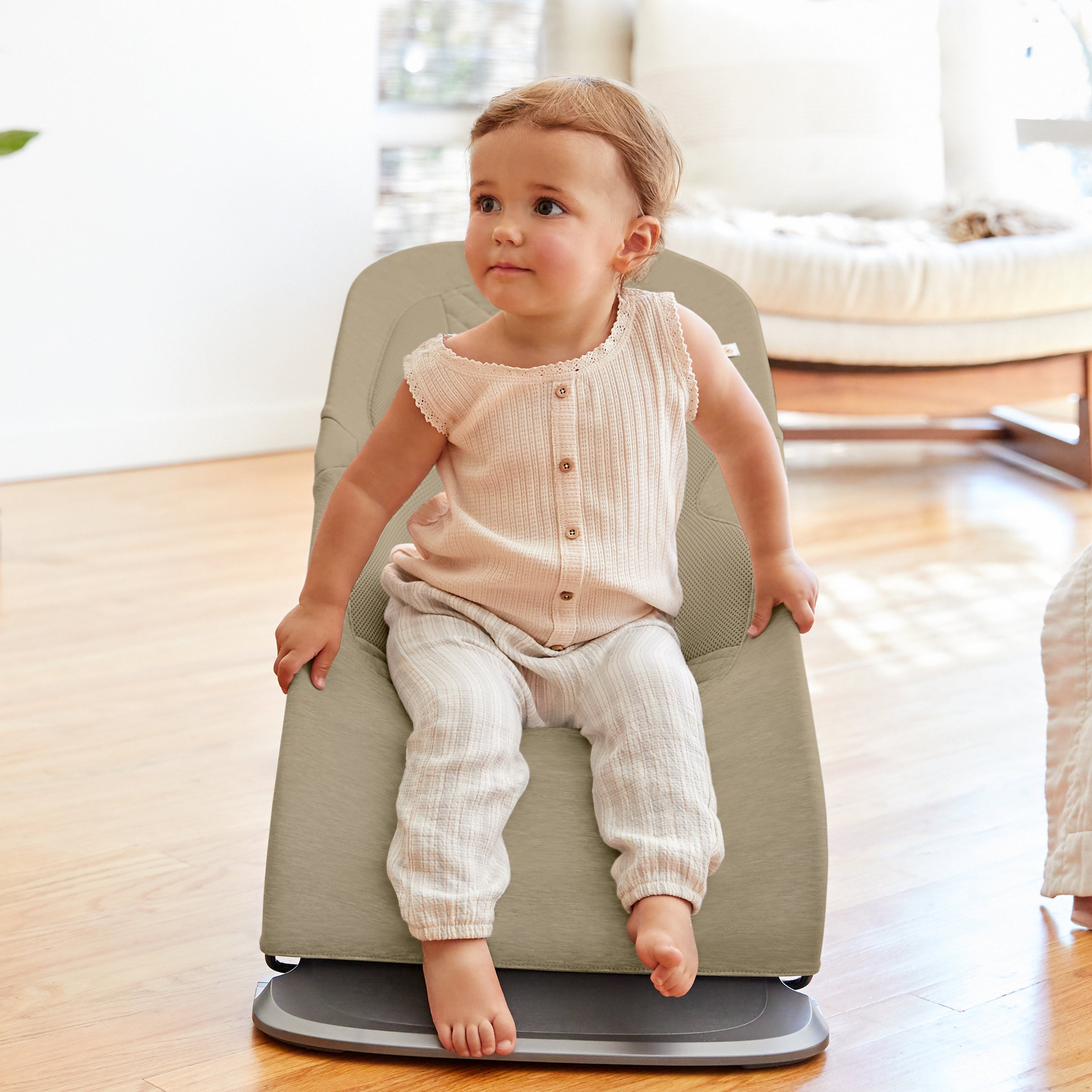 Evolve 3 in 1 Bouncer - Soft Olive