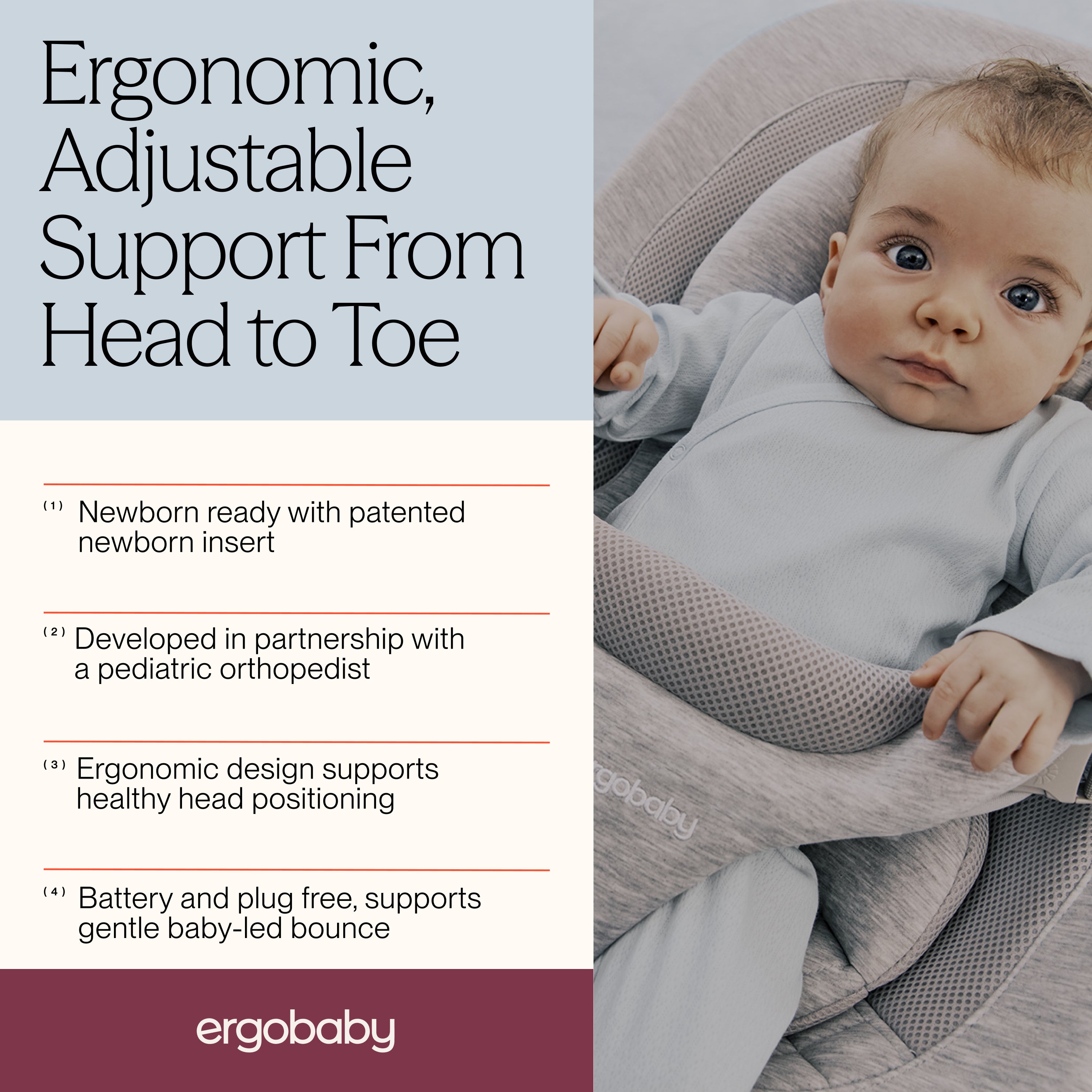 Charcoal Grey Evolve 3 in 1 Bouncer