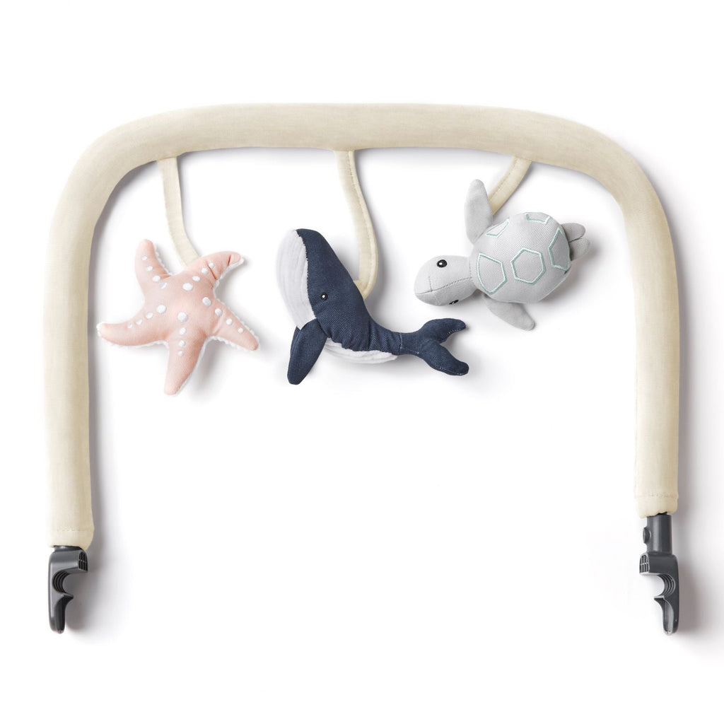 Ocean Wonders Evolve 3 in 1 Bouncer Toy Bar - Cream