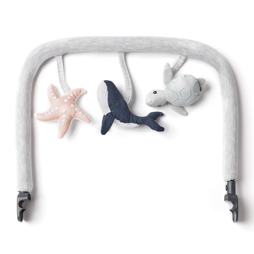 Ocean Wonders Evolve 3 in 1 Bouncer Toy Bar - Light Grey