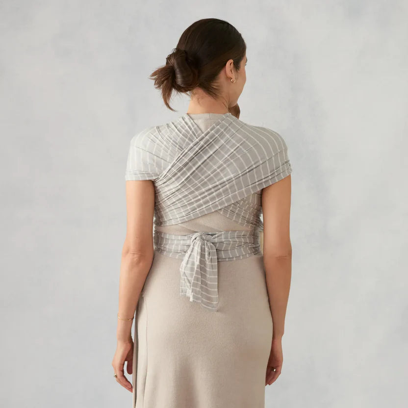 Aura Baby Wrap - Grey Stripes