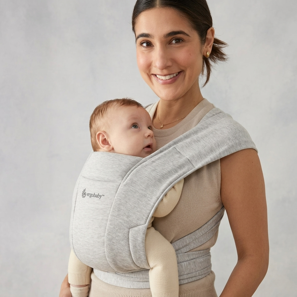 Embrace Newborn Carrier - Soft Grey
