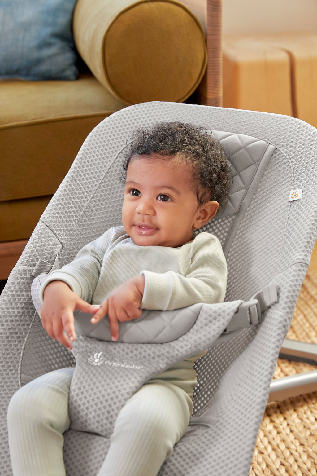 Evolve 3 in 1 Mesh Bouncer - Light Grey